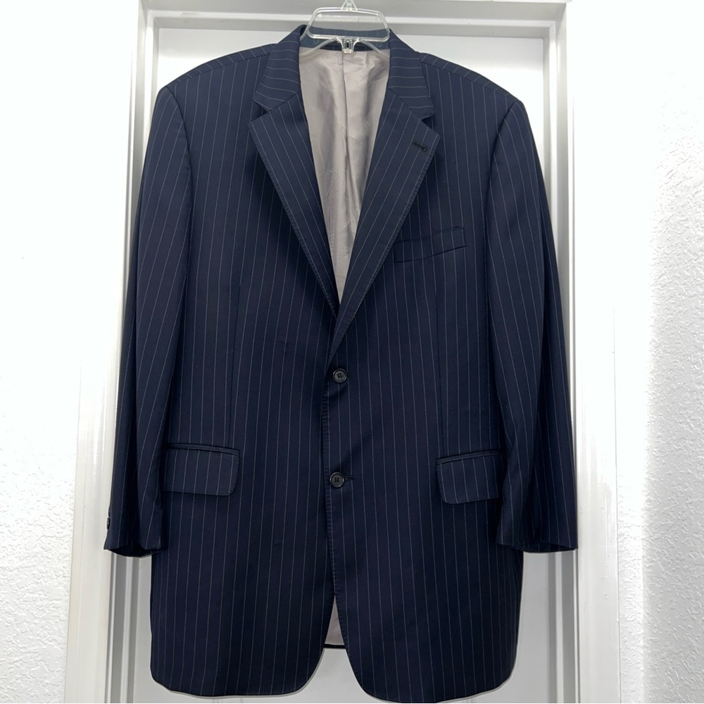Empire Clothing Vintage Wool Pinstripe Blazer – Size 44T